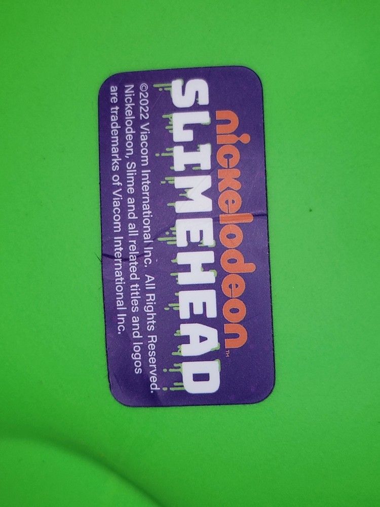 NICKELODEON SLIMEHEAD HAT slime Gak ooze NFL Christmas game '22 collectible  RARE