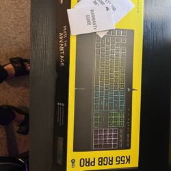 Corsair K55 PRO RGB Keyboard - Like New