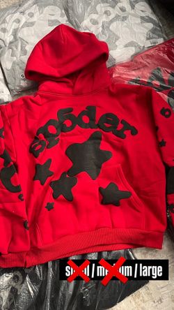 spider hoodie large
