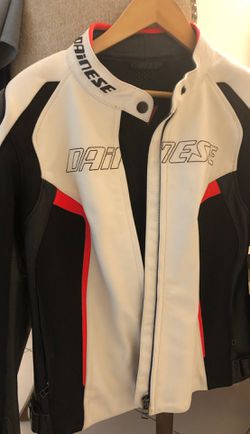 Dainese leather motorcycle jacket size 46