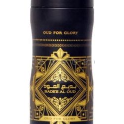 Lattafa Badee Al Oud Perfumed Deodorant Spray, 6.7 Ounce
