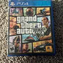 Grand Theft Auto 5 video game PS4