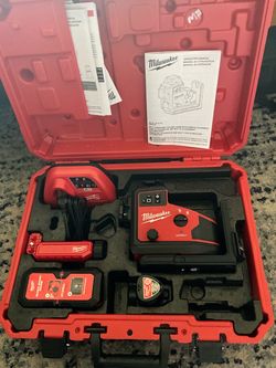 Milwaukee M12 Green 360° 3-Plane Laser Level Kit ‼️ONE KEY VERSION‼️