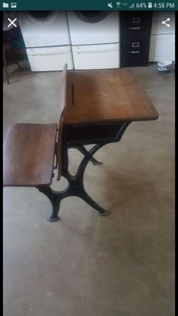 Antique school desk