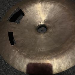 16” Wuhan China Cymbal Repaired Cracks