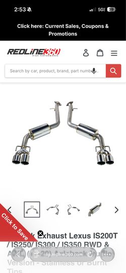 Remark Axle Back Muffler Version