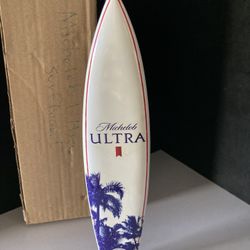 🔥 Rare Michelob Ultra Vans Surfboard Beer tap Handle “flawed” 