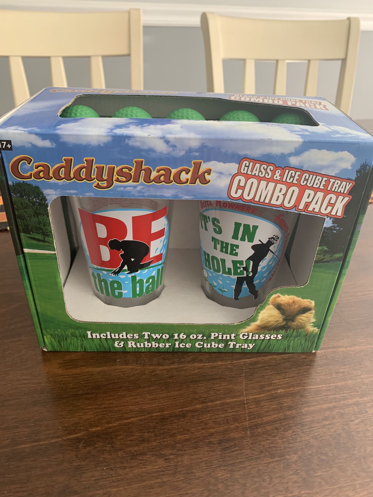 Caddyshack Glass&Tray Combo Set