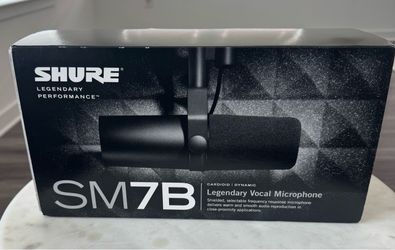 🎙️🔥 SHURE SM7B — BRAND NEW & FACTORY SEALED! ONLY $375 OBO!