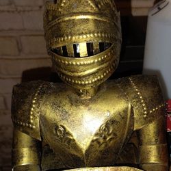 Vintage Medieval Soldier Soap Dish Holder