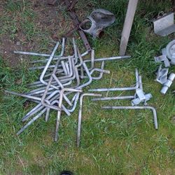 New J Anchor Bolts  1 Inch