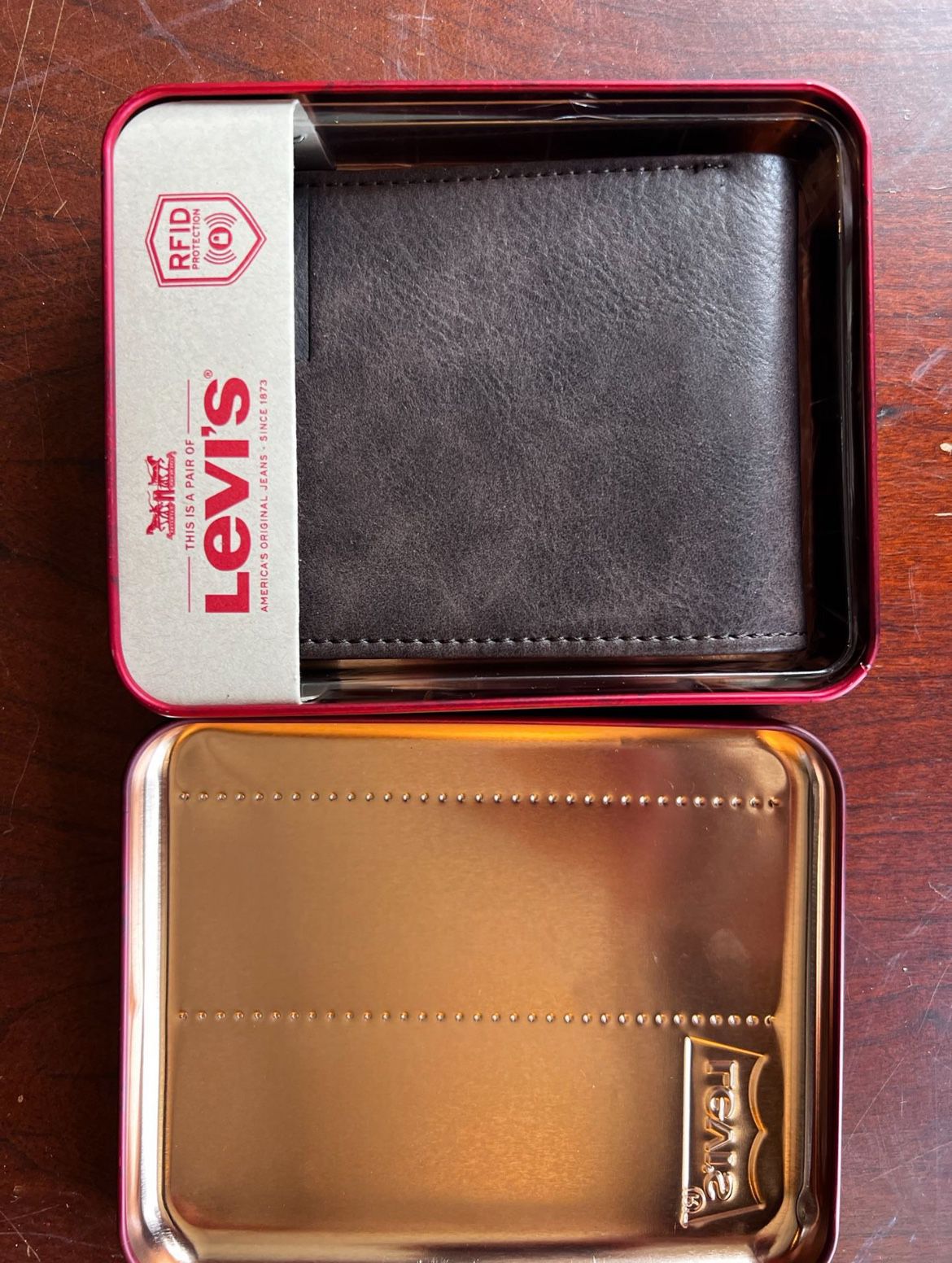Levi's Wallet With Tin