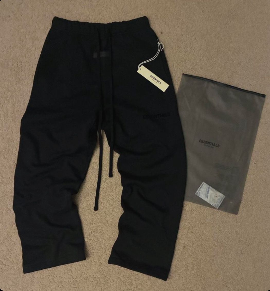 Black Essential Sweats
