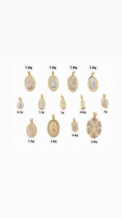 ✨ 10K GOLD VIRGIN MARY PENDANT COLLECTION ✨