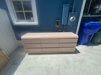 Art Deco Vintage Inspired Waterfall Bedroom Dresser