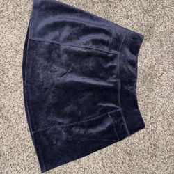 Offline by Aerie navy velour mini