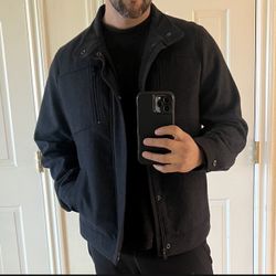 Alfani Fitted Wool Coat (Men's Medium)