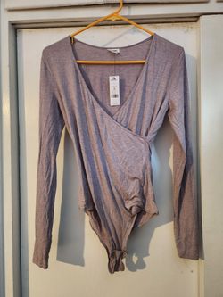 New Garage lavender bodysuit Small