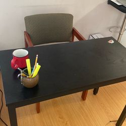 Desk and chair