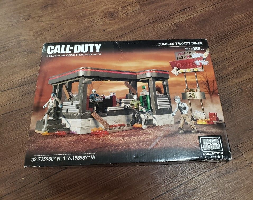 Mega Bloks Call Of Duty Zombie Tranzit Diner Set Lego
