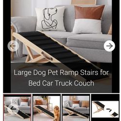Large Dog Pet Ramp Stairs for Bed Car Truck Couch

