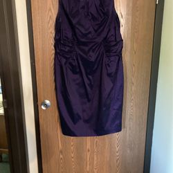 Purple Cocktail Dress Sleeveless
