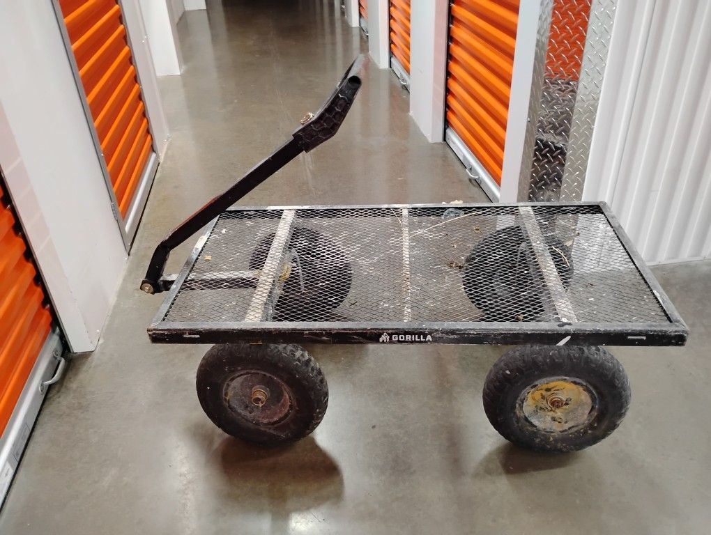 Gorilla Flat Bed Cart,800 Lbs Carrying Rate