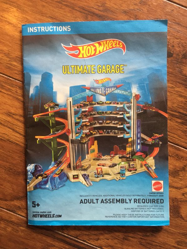 Hot Wheels Hobbys Hot Wheels Garage Assembly Instructions