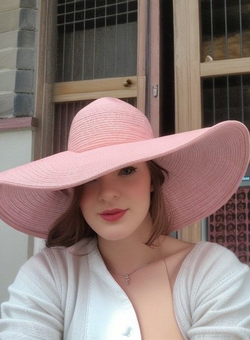 Pink Elegant Hats (5 Count)
