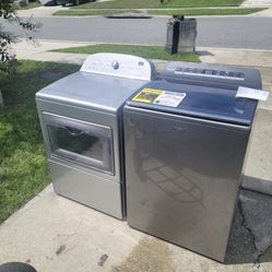 Whirlpool Set With New 2in1 Washer. 90 Days Warranty, Delivery Available For Cost 