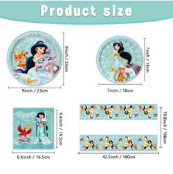 Princess jasmine party supplies