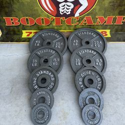 Cap Olympic Barbell Weight Plates $240 