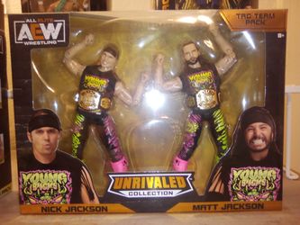 Jazwares AEW Unrivaled Tag Team Pack - Young Bucks