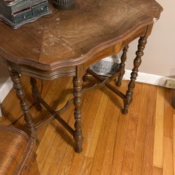 Solid Mid Century Classic Side Table
