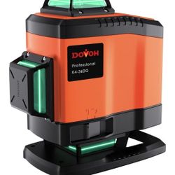DOVOH 4x360° Laser Level 360 Self Leveling, 16 Line Laser Leveler for Construction Floor Tiling and 