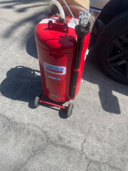 Lincoln portable oil evacuator
