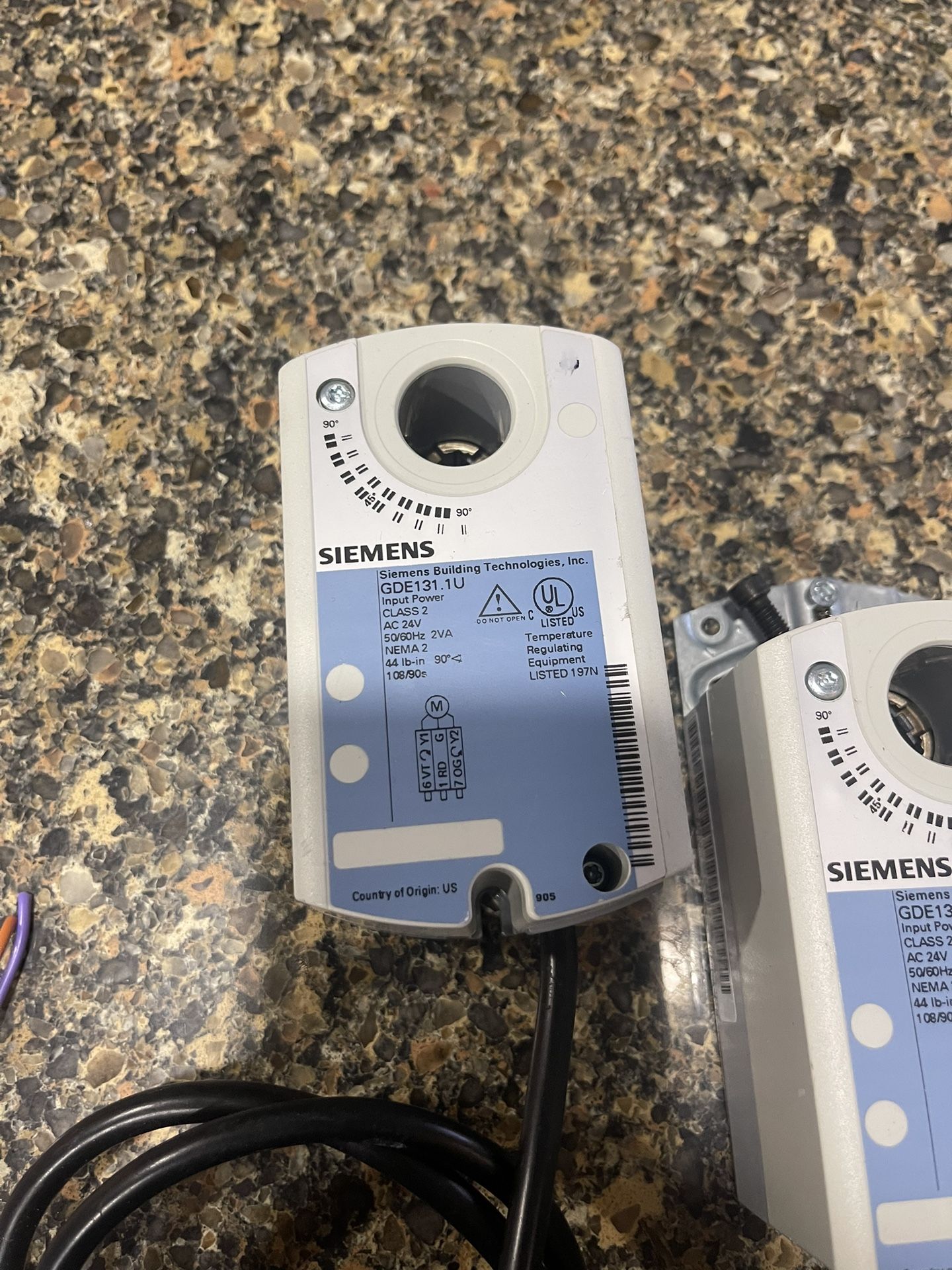 Siemens GDE 131.1U Temperature Regulating Equipment