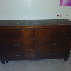 Brown dresser