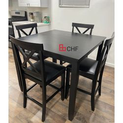 5 piece counter height dining table set - limited time offer