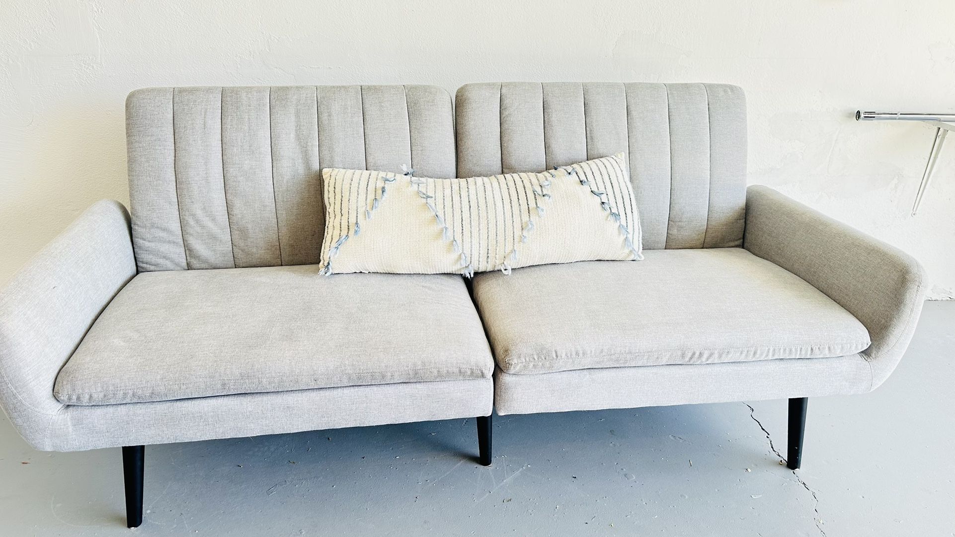 Futon Sofa Bed -light gray