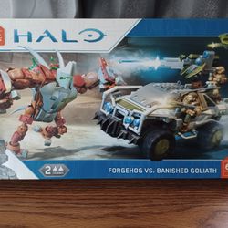 Mega Construx Halo Forgehog vs. Banished Goliath