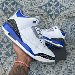 Jordan 3 Racer Blue - Size 10.5