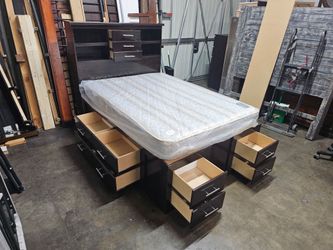 Full Captains Bed And Mattress