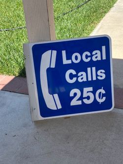 Metal sign