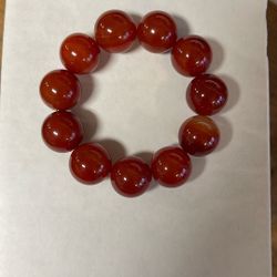 Big chinese agate bracelet 