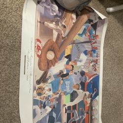 1992 Nabisco "America's Favorites - Then and Now" baseball poster