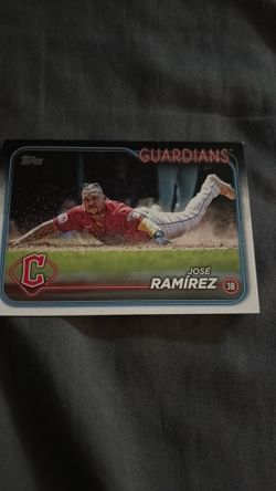 José Ramírez Topps 2024 card