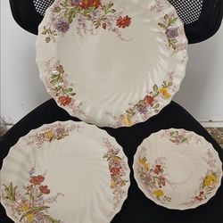 Antique  6 plates set