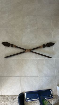 Hand Made Tiki Spear Decoration 