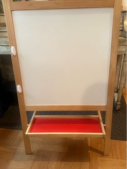 Kids Wooden Art Easel with Whiteboard